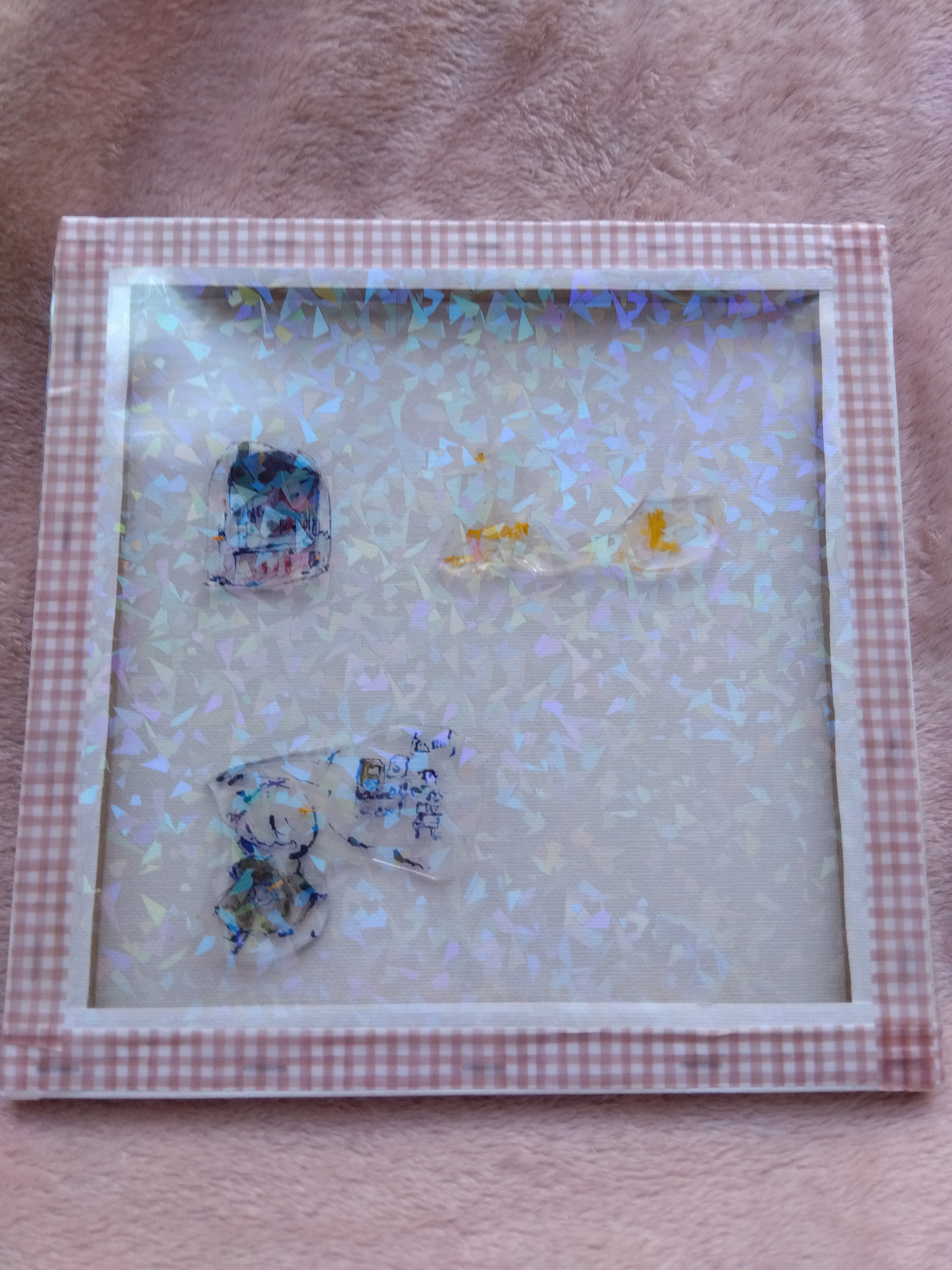 原画　韓国風アートパネル