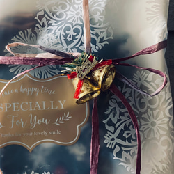 早割り　Мサイズ　プリザーブドフラワー　クリスマスリース　アジサイリース　Xmas　結婚祝い　新築祝い　紫陽花　　開店祝 9枚目の画像