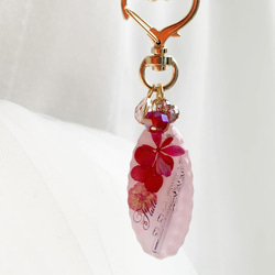 【882】ポピーレッド グランドピアノキーホルダー オーロララメ 882】ポピーレッド グランドピアノキーホルダー オーロララメ