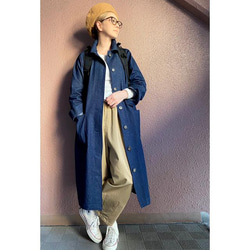 長さ選べる❤️着心地軽いギンガムコート❤️個性的な高見え素材❤️カジュアル＆モード❤️伸縮性ギンガムチェック 18枚目の画像