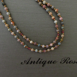 ❮再販×2❯ 天然石★ アラシャンアゲート　ロングネックレス 4枚目の画像