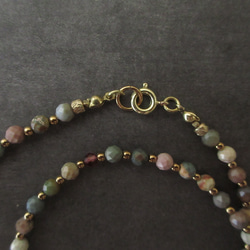 ❮再販×2❯ 天然石★ アラシャンアゲート　ロングネックレス 5枚目の画像