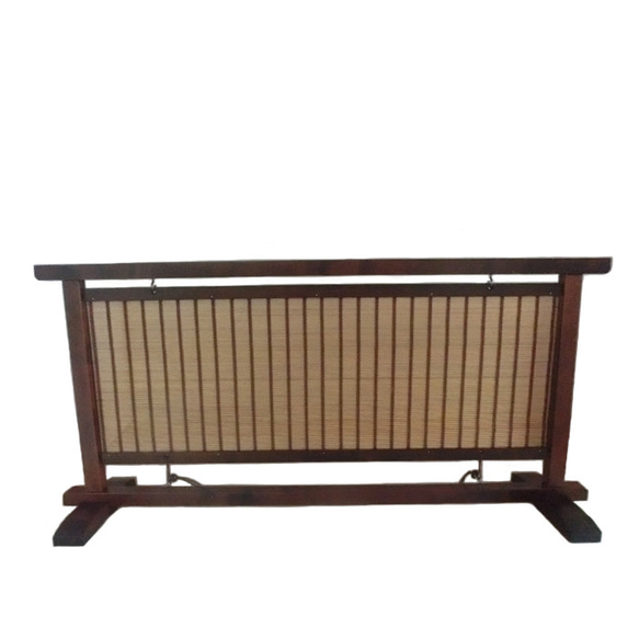 衝立 結界 W106.5H50 ヒゴ状木簾 衝立 結界 W106.5H50 ヒゴ状木簾 パーテーション・間仕切り 衝SHO 通販