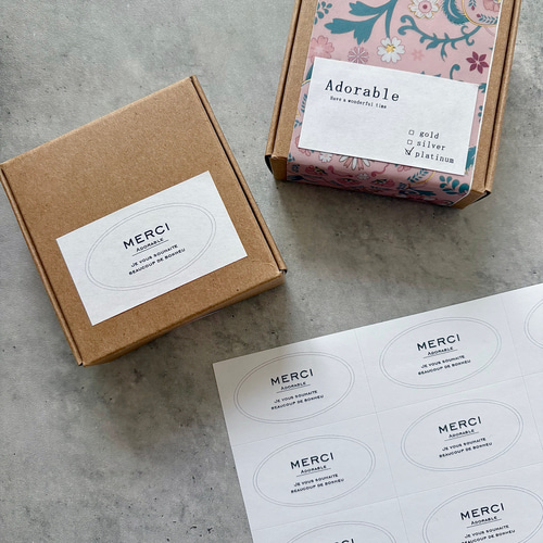 名入れOK!! 120枚/96枚 ショップシール/サンキューシール/ウェディング