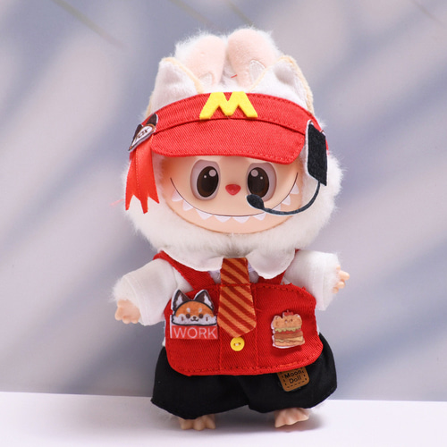 初代目2代目ラブブ着せ替え 17㎝ LABUBU服 着せ替え ラブブぬい服