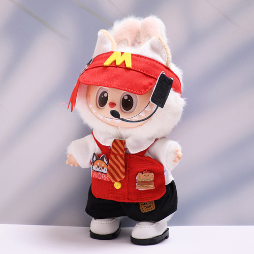 初代目2代目ラブブ着せ替え 17㎝ LABUBU服 着せ替え ラブブぬい服