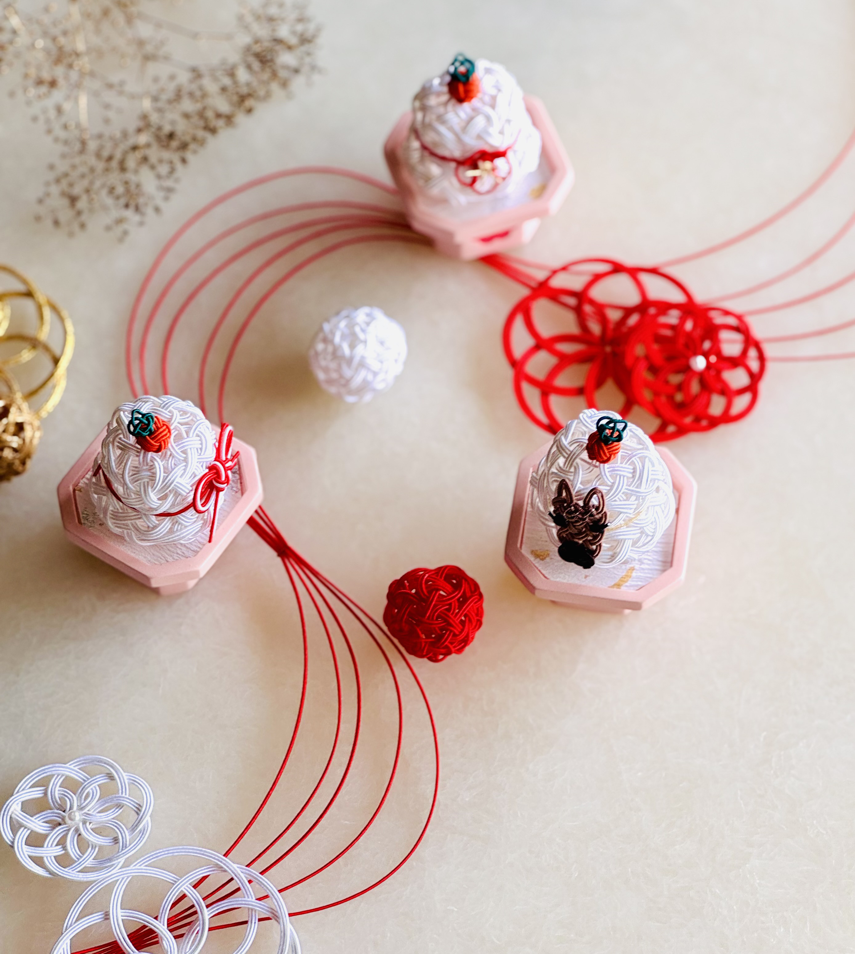 【数量限定】水引で彩る縁起物鏡餅