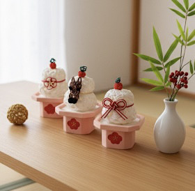 【数量限定】水引で彩る縁起物鏡餅