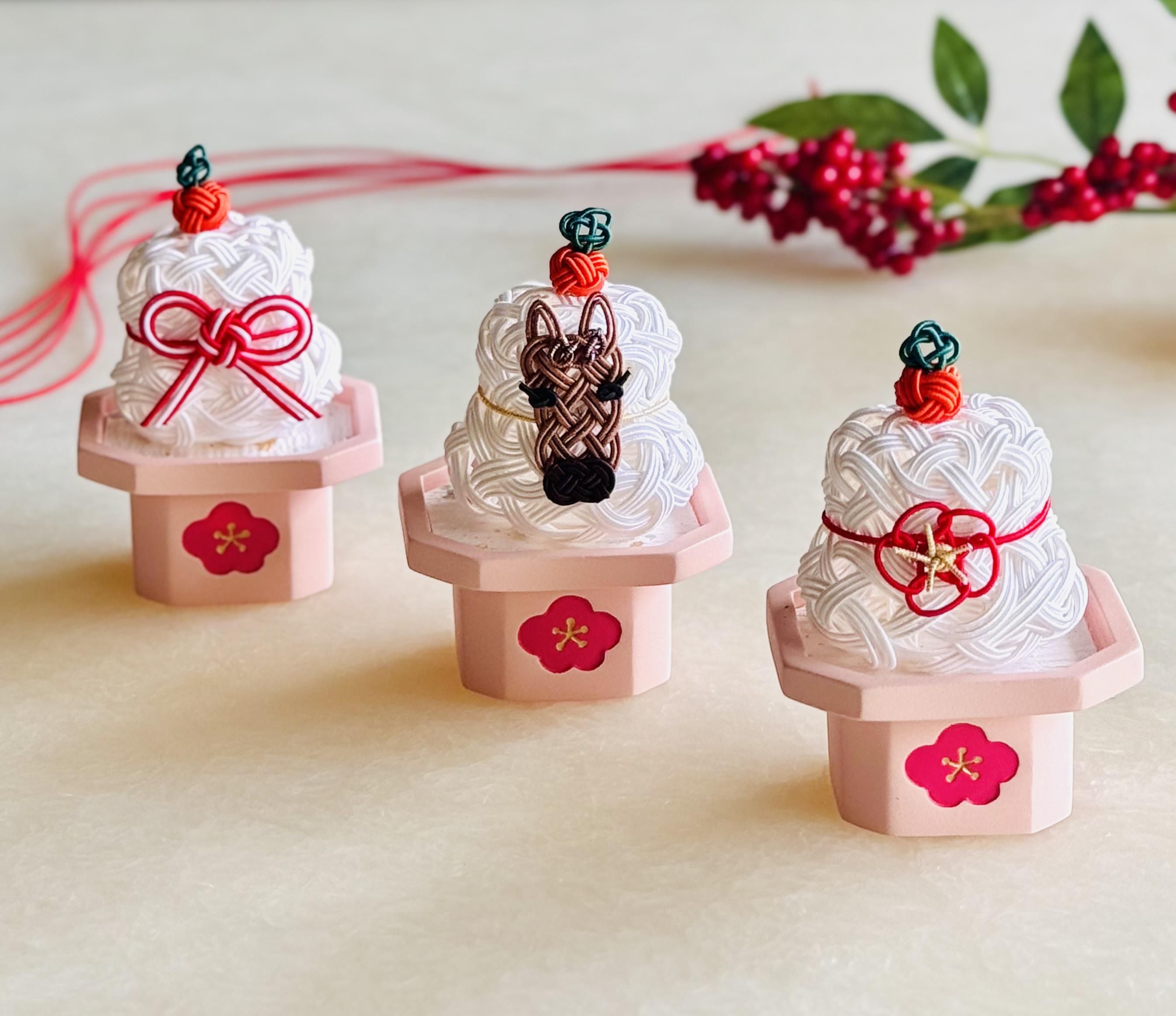 【数量限定】水引で彩る縁起物鏡餅