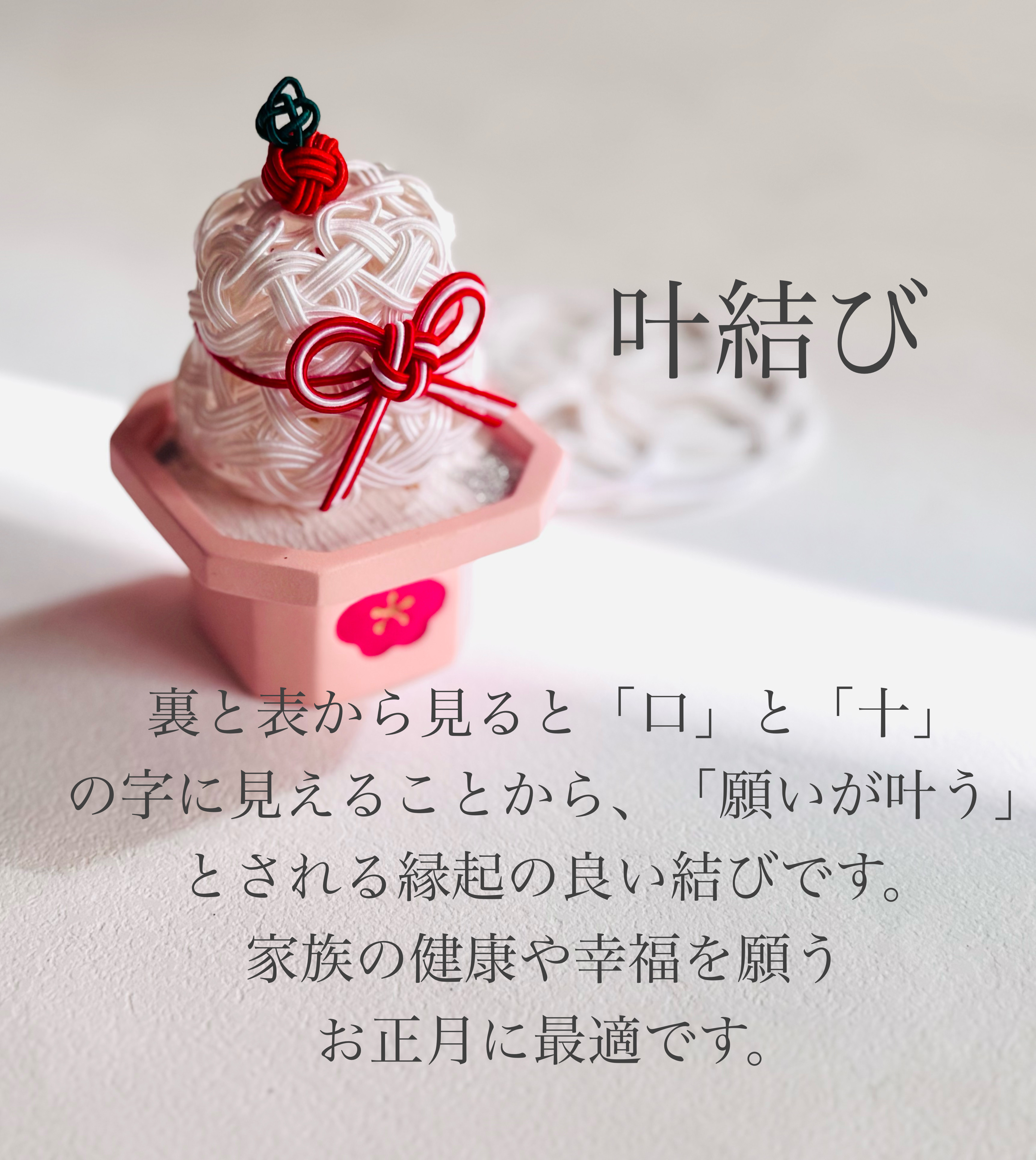 【数量限定】水引で彩る縁起物鏡餅