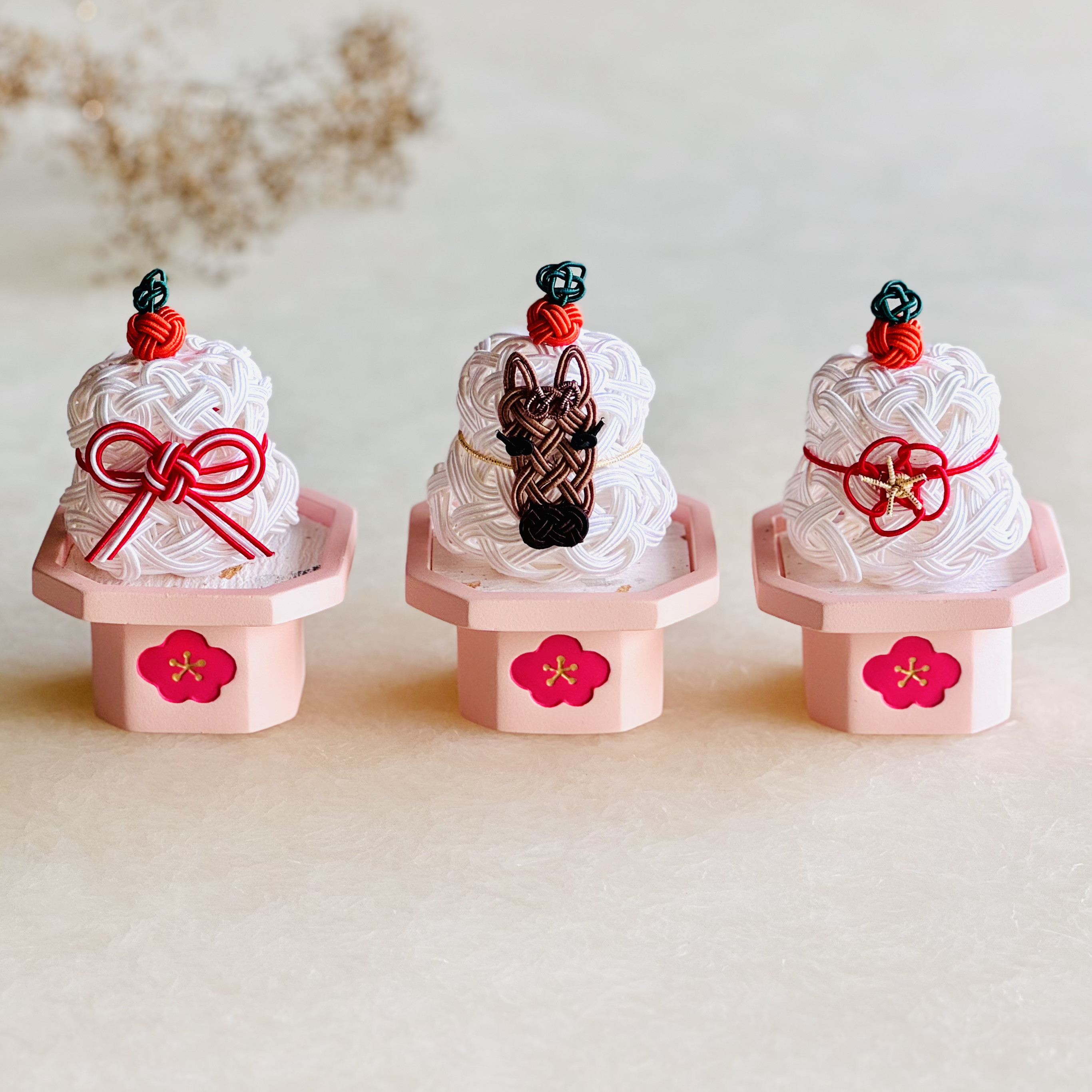 【数量限定】水引で彩る縁起物鏡餅