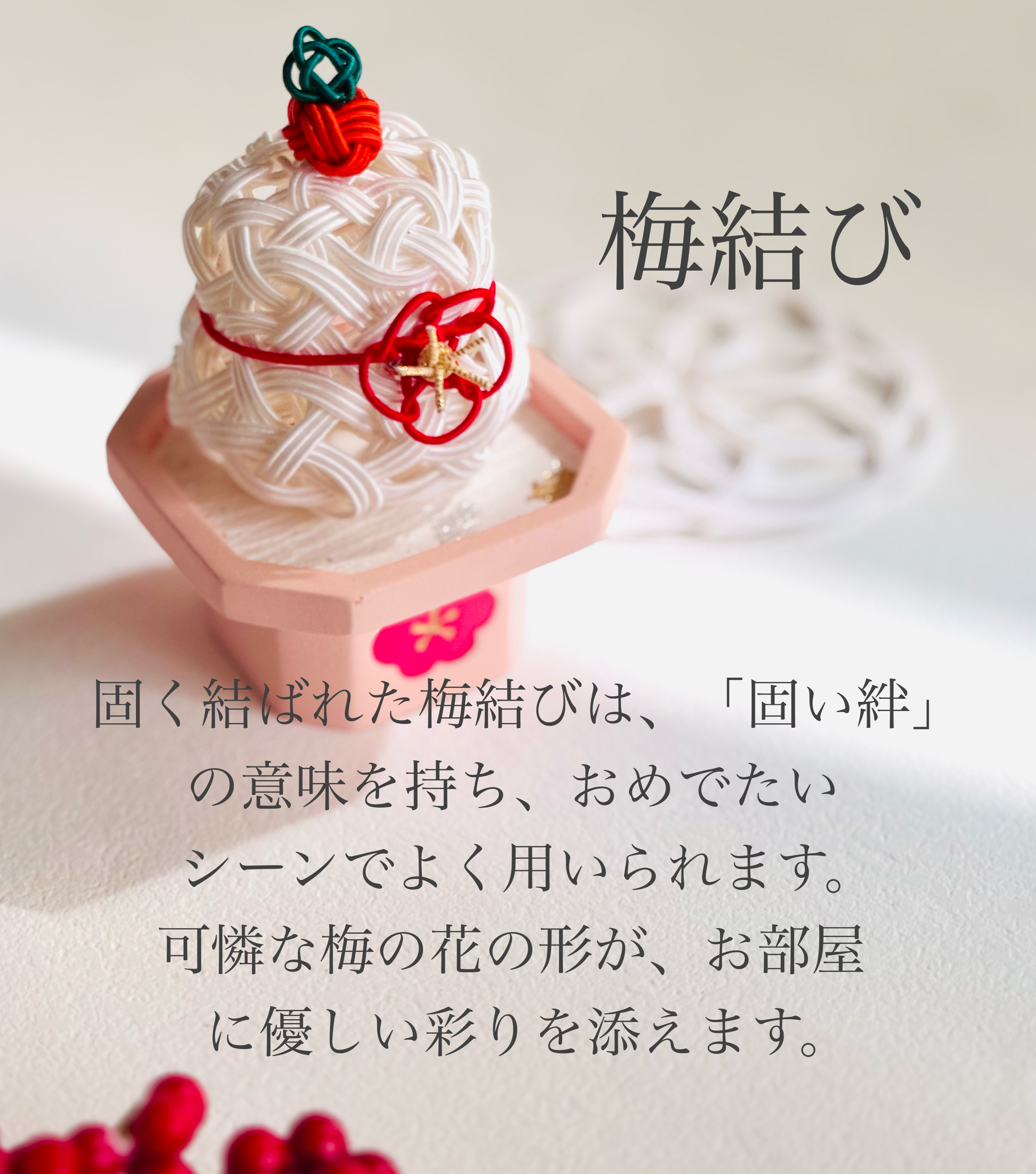 【数量限定】水引で彩る縁起物鏡餅