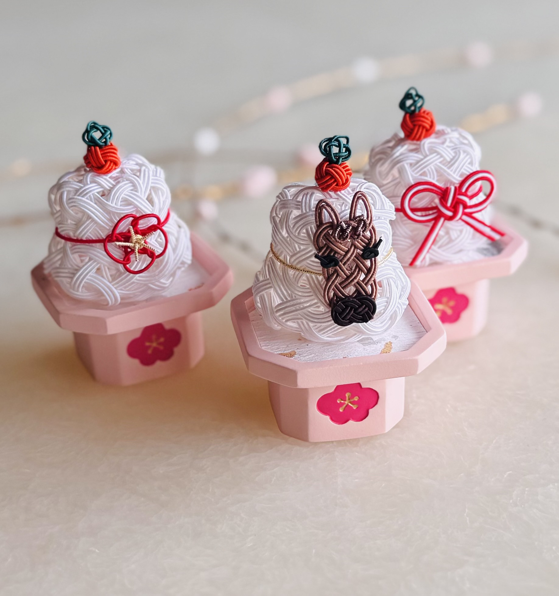 【数量限定】水引で彩る縁起物鏡餅