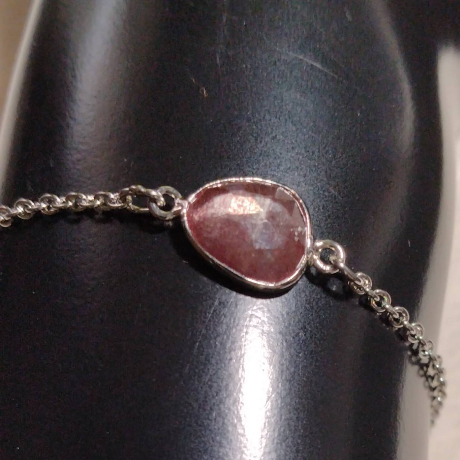 アンデシンシルバーブレスレット