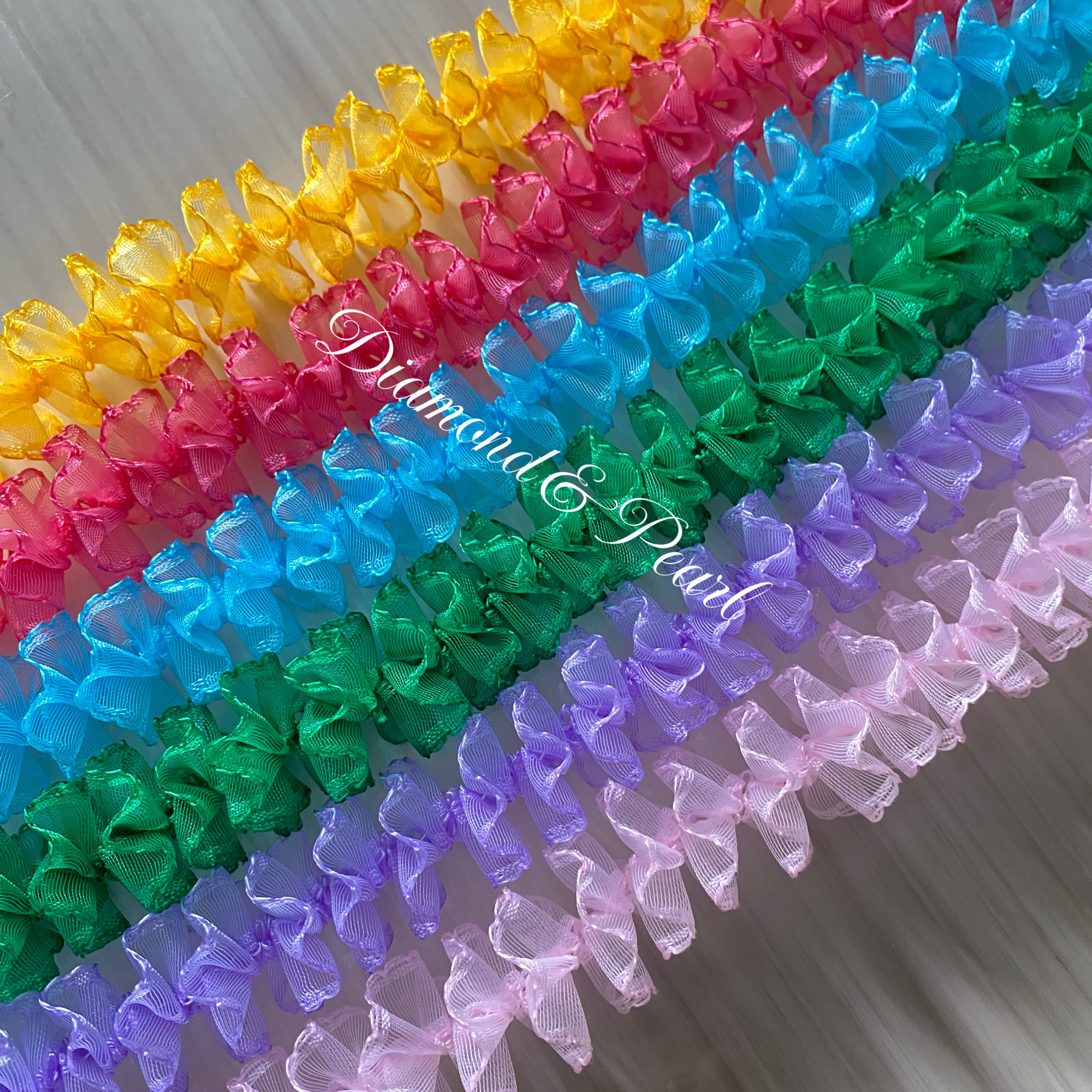 4本セット販売　ハワイアンリボンレイ　結婚式　リゾート婚　ウェディング　ハワイアンレイ　フラダンス