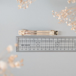 大人のためのシュシュ見えバレッタ　いちご泥棒♡オーガンジー　ウィリアムモリス　　秋　冬　 9枚目の画像