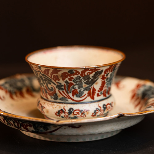 中国茶器 景徳鎮 手描き 茶杯 コーヒーカップ 女性ぴったり 青花磁