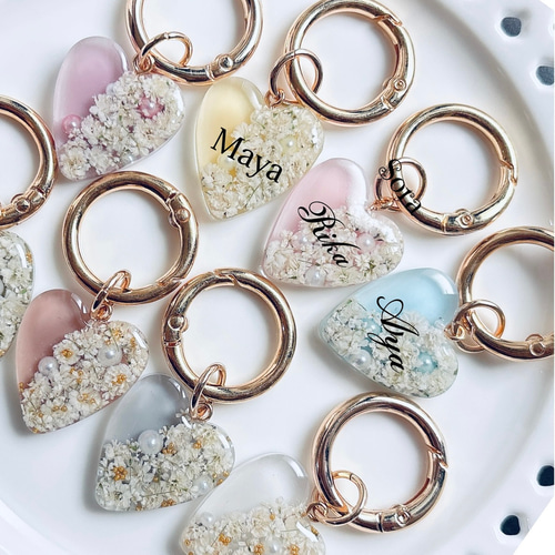 レジンキーホルダー ギフト 名入れ お揃い プチギフト ブライダル 席札