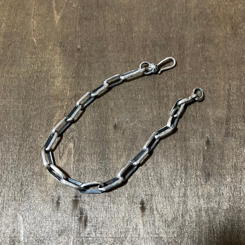 silver950 甲丸 ナバホチェーン シルバー ブレスレット #インディアン