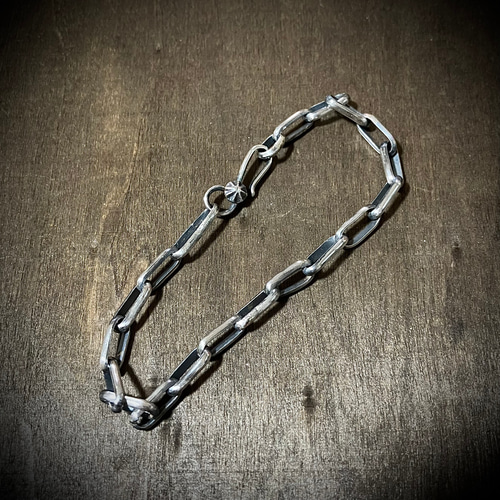 silver950 甲丸 ナバホチェーン シルバー ブレスレット #インディアン