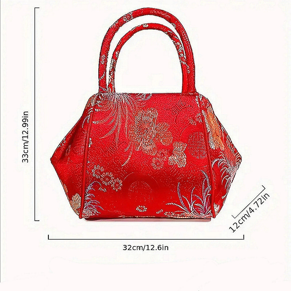 フォーマル チャイナハンドバッグ 2枚目の画像