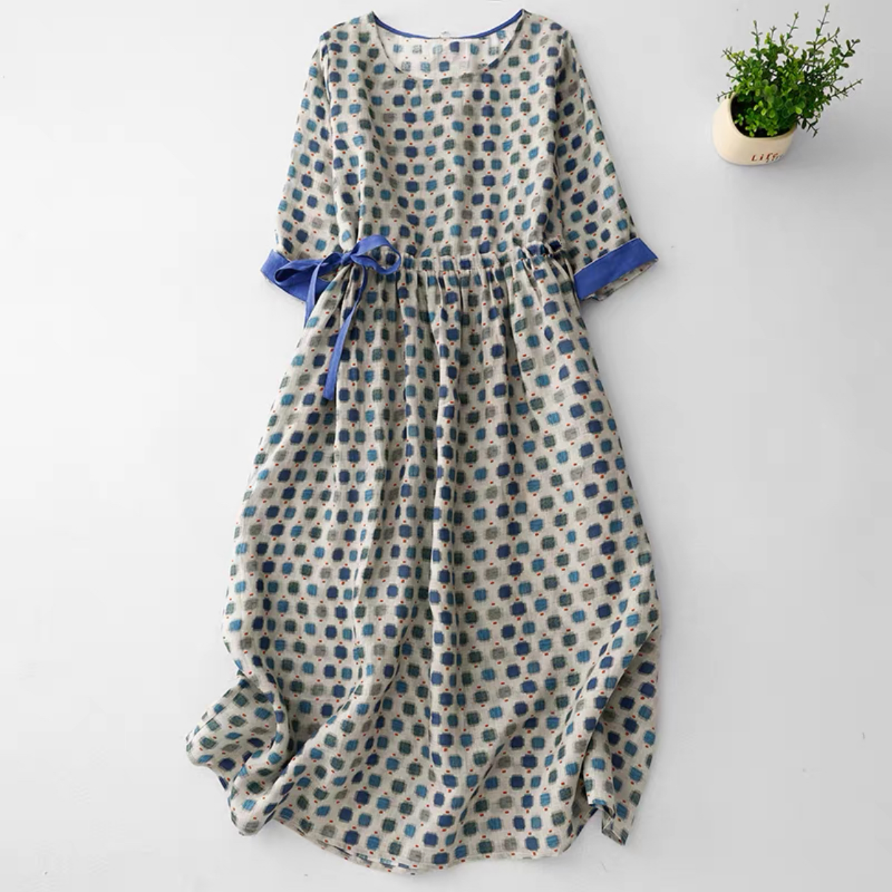 秋の新作、ワンピース、長袖、レディース、 ゆったり、春