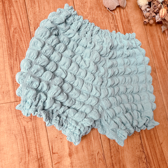 かぼちゃパンツ♡ぽこぽこワッフルニット80-90size 8枚目の画像