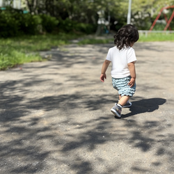 かぼちゃパンツ♡ぽこぽこワッフルニット80-90size 9枚目の画像