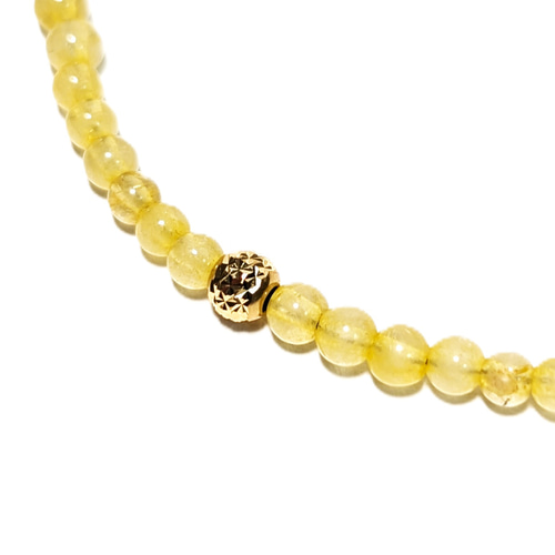 k18ゴールド 18金 マルチカットビーズ ゴールドルチル ネックレス