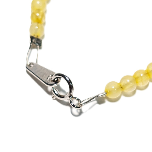 k18ゴールド 18金 マルチカットビーズ ゴールドルチル ネックレス