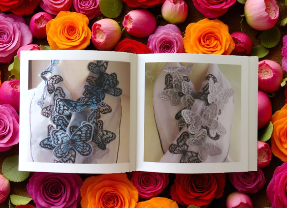 book　バタフライの半襟 12枚目の画像