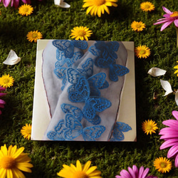 book　バタフライの半襟 1枚目の画像