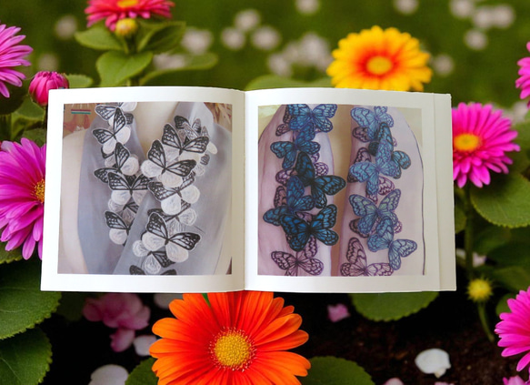 book　バタフライの半襟 13枚目の画像