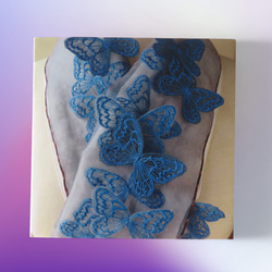 book　バタフライの半襟 2枚目の画像