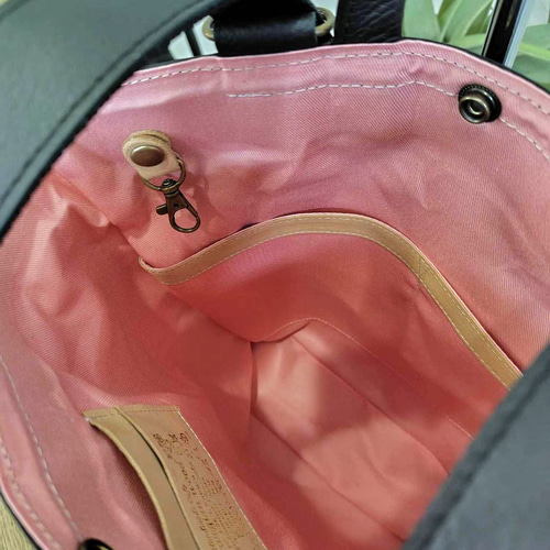 ミナペルホネン/2025tambourineタンバリンネイビー×白/牛革A4トー ミナペルホネン/2025tambourineタンバリンネイビー×白/牛革A4