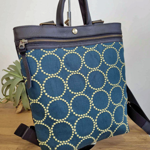 ミナペルホネンtambourineタンバリンDグリーン×クリーム/牛革A4トート ミナペルホネン/2025tambourineタンバリンDグリーン×クリーム/革