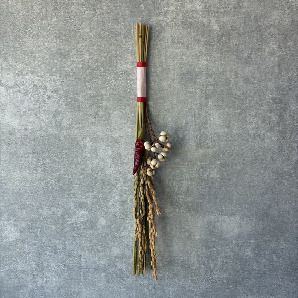 ナンキンハゼ、南蛮、稲…お正月飾り2026 しめ縄・しめ飾り toff 通販