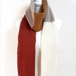 SALE】ケーブル4色切り替えマフラー グリーン系 マフラー in the