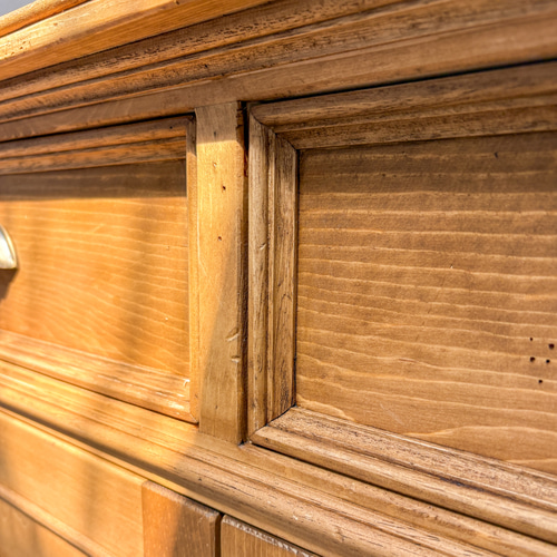 オールドパイン家具キャビネット フランスアンティーク調サイドボード