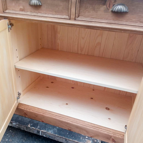 オールドパイン家具キャビネット フランスアンティーク調サイドボード