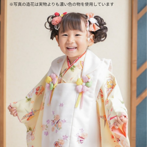 七五三 髪飾り 3歳 水引 うさぎ 苺 いちご リボン ハート ヘアクリップ