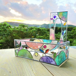 『One Earth, One Heart』ティッシュケース 2枚目の画像