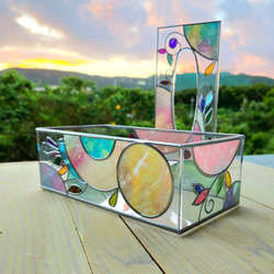 『One Earth, One Heart』ティッシュケース 1枚目の画像