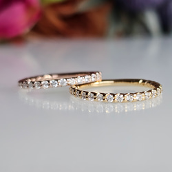 極上の輝きモアサナイト２mm永遠の愛の象徴エタニティリングRS-2620 9枚目の画像