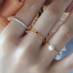 極上の輝きモアサナイト２mm永遠の愛の象徴エタニティリングRS-2620 12枚目の画像