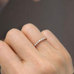 極上の輝きモアサナイト２mm永遠の愛の象徴エタニティリングRS-2620 7枚目の画像