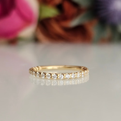 極上の輝きモアサナイト２mm永遠の愛の象徴エタニティリングRS-2620 4枚目の画像