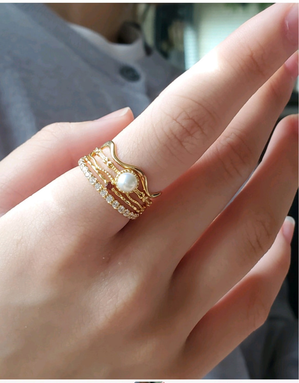 極上の輝きモアサナイト２mm永遠の愛の象徴エタニティリングRS-2620 6枚目の画像