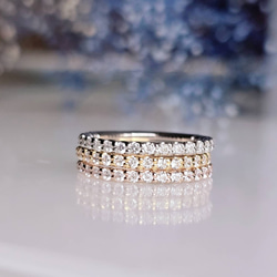 極上の輝きモアサナイト２mm永遠の愛の象徴エタニティリングRS-2620 13枚目の画像