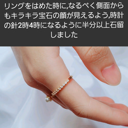 極上の輝きモアサナイト２mm永遠の愛の象徴エタニティリングRS-2620 16枚目の画像